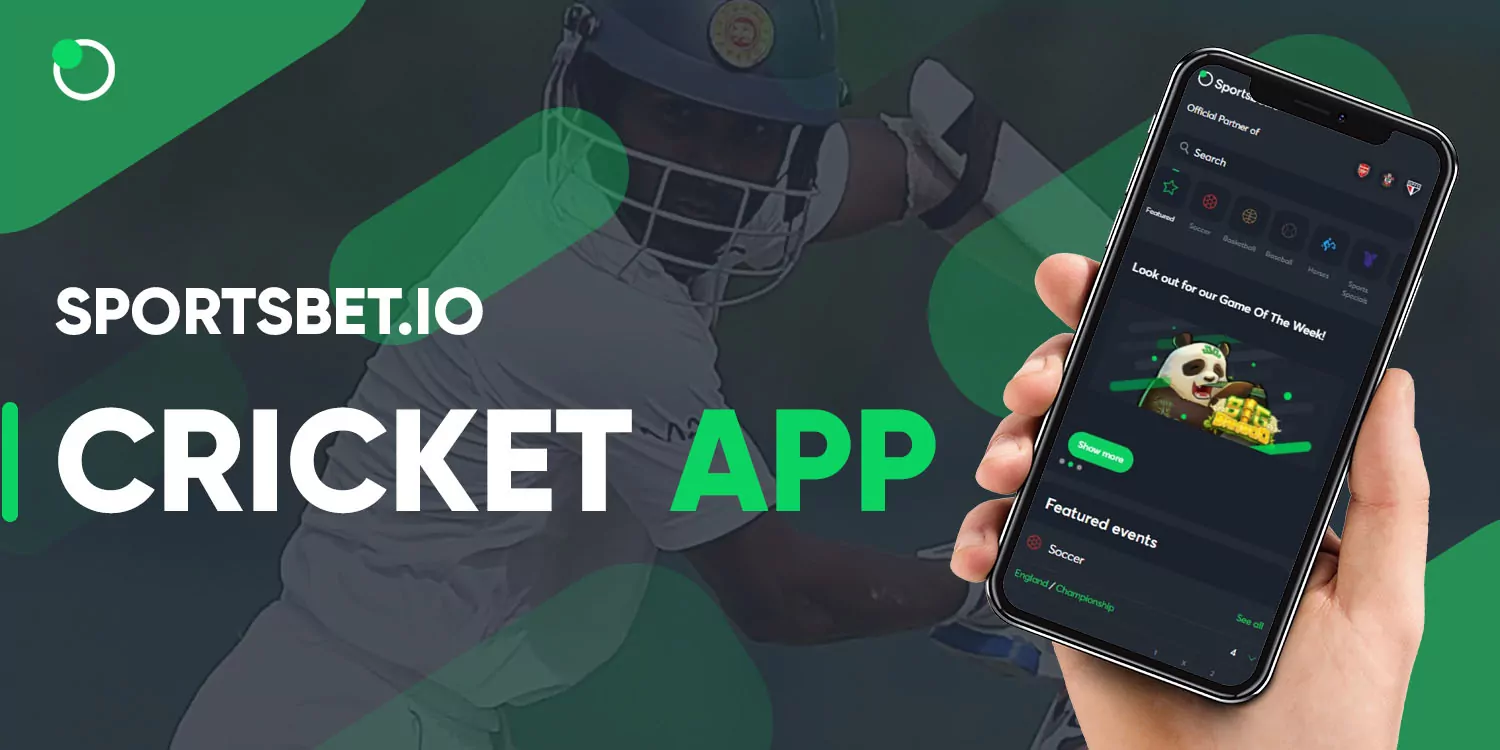 Sportsbet.io Cricket Betting App
